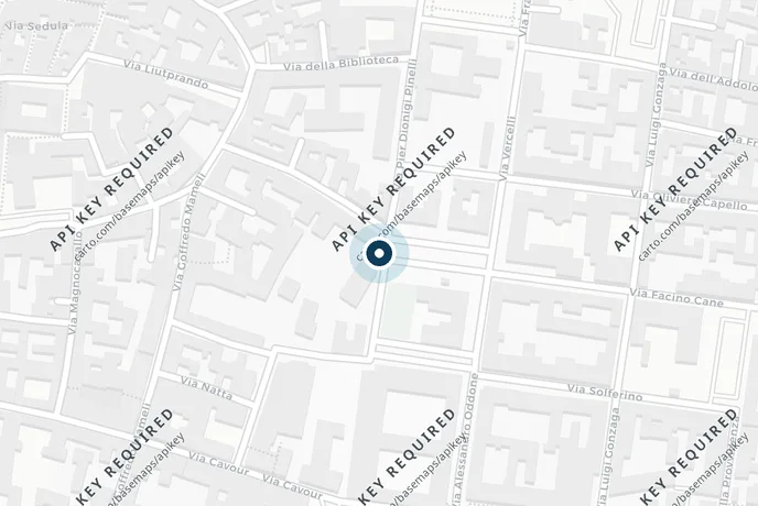 Mappa della zona dello studio in Piazza Cesare Battisti, 30, Casale Monferrato